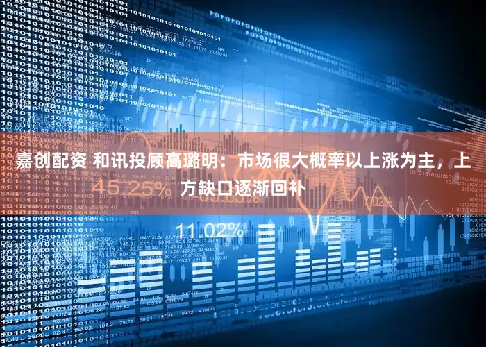 嘉创配资 和讯投顾高璐明：市场很大概率以上涨为主，上方缺口逐渐回补