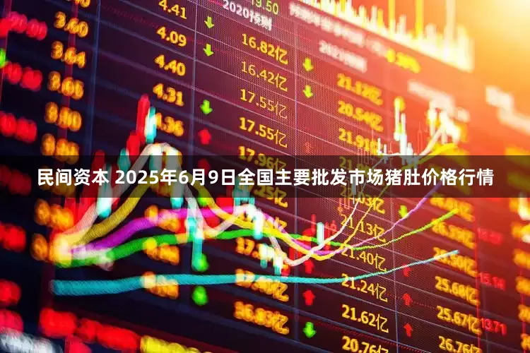 民间资本 2025年6月9日全国主要批发市场猪肚价格行情
